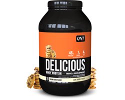 QNT|Delicious Whey|Protein Eiwitpoeder|Eiwitshake| 908 gr |Creamy Cookie