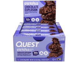 Quest Nutrition Overload Bars (12x58g) Chocolate Explosion - Repen - Eiwit Repen