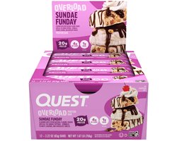 Quest Nutrition Overload Bars (12x58g) Sundae Funday - Repen - Eiwit Repen