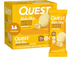 Quest Nutrition Protein Frosted Cookies (8x25g) Lemon Cake - Functionele voeding - Eiwit Snacks