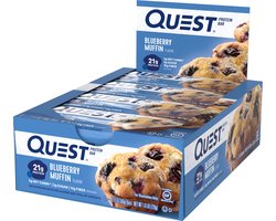 Quest Nutrition Quest Bar - Eiwitreep - 1 doos (12 eiwitrepen) - Bosbes muffin