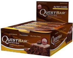 Quest Nutrition Quest Bar - Eiwitreep - 1 doos (12 eiwitrepen) - Chocolade Brownie