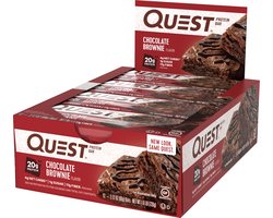 Quest Nutrition Quest Bars (12x60g) Chocolate Brownie - Repen - Eiwit Repen