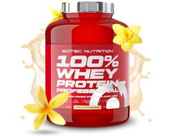 Scitec Nutrition® - 100% Whey Protein Professional (2350 gram - Vanilla) - Vanille - 78 eiwitshakes - premium proteine poeder - eiwitpoeder met aminozuren