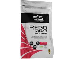 SIS – REGO Rapid Recovery Drink Poeder – Post Workout Proteïne Poeder – 21 g Eiwit per Portie – Aardbei Smaak – Vegan – 10 Porties – 500 g