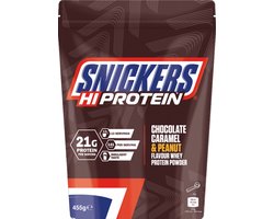 Snickers Protein Powder (455g) Chocolate, Caramel & Peanut Flavour - Eiwitten - Wei-eiwit concentraat