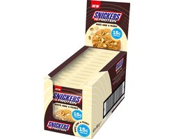 Snickers White High Protein Cookie (12x60g) White Choc & Peanut - Functionele voeding - Eiwit Snacks