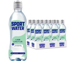 Sportwater Lime Cactus 0,5ltr (12 flesjes, incl. statiegeld & verzendkosten)