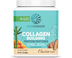 Sunwarrior Collagen Building Protein Peptides (500g) Churro - Eiwitten - Veganistisch eiwit