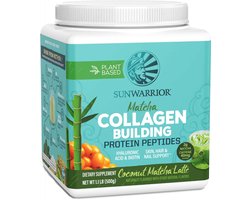 Sunwarrior Collagen Building Protein Peptides (500g) Coconut Matcha Latte - Eiwitten - Veganistisch eiwit