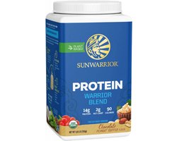 Sunwarrior Warrior Blend Organic (750g) Chocolate Peanut Butter - Eiwitten - Veganistisch eiwit
