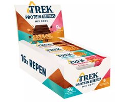 Trek Flapjack Protein Oat Bars - Protein Bar - Havermout Reep - Plantaardige Eiwitten - 800 gram (16 repen)
