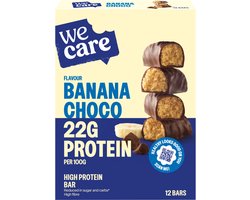 WeCare - High protein Bars - Chocolade Banaan - 1 x 372 gr