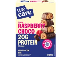 WeCare - High Protein Bars - Chocolade Framboos - 1 x 372 gr