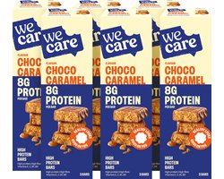 WeCare High Protein - Bars - Chocolade Karamel - 6 x 81 gr