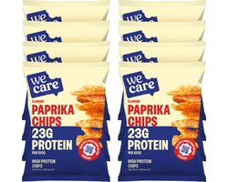 WeCare - High Protein - Chips - Paprika - 8 x 25 gr