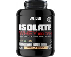 Weider Isolate Whey 100 CFM (2000g) Vanilla Cream - Eiwitten - Wei-eiwit isolaat