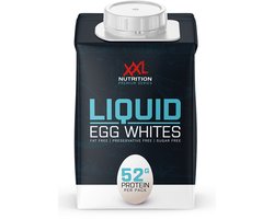 XXL Nutrition - 100% Vloeibaar Ei Eiwit - Vloeibaar Eiwit, Liquid Egg Whites, Lactosevrij - 52 Gram Eiwit per Pak - 6 Pack (6x 483ml)