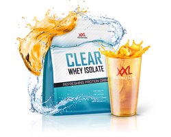 XXL Nutrition - Clear Whey Isolate - 84% Eiwit - Proteine Limonade, Eiwitshakes, Proteine Poeder - Diverse Smaken - Ice tea Peach - 500 gram (20 shakes)