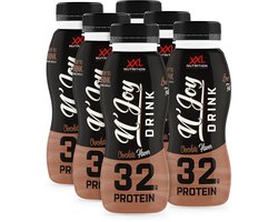 XXL Nutrition - N'Joy Protein Drink - Chocolade - Whey Eiwitpoeder - Whey Protein - Proteïne Poeder - Eiwitshake - 6 Pack