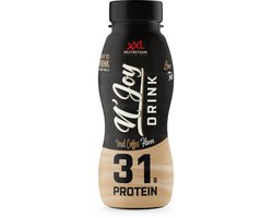 XXL Nutrition - N'Joy Protein Drink - Iced Coffee - Kant en Klare Eiwitshake, Proteďne Supplement - 80% Caseďne & 20% Whey - Diverse Smaken - Iced Coffee - 6 Pack