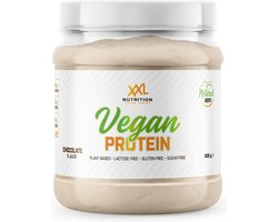 XXL Nutrition - Vegan Protein - Tot 20 Gram Eiwit - Eiwitpoeder, Erwten Eiwit Isolaat, Proteine Shake - 100% Plantaardig - Chocolade - 500 gram (20 shakes)