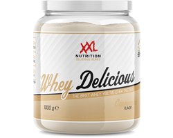XXL Nutrition - Whey Delicious - 80% Eiwit - Cappuccino - Wei Eiwitpoeder met BCAA & Glutamine, Proteine Poeder, Eiwit shake, Whey Protein - Diverse Smaken - 1000 gram (33 shakes)