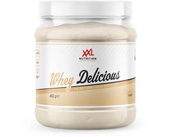 XXL Nutrition - Whey Delicious - 80% Eiwit - Capuccino - Wei Eiwitpoeder met BCAA & Glutamine, Proteine Poeder, Eiwit shake, Whey Protein - Diverse Smaken - 450 gram (15 shakes)