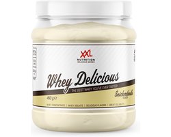 XXL Nutrition - Whey Delicious - 80% Eiwit - Snicker doodle - Wei Eiwitpoeder met BCAA & Glutamine, Proteine Poeder, Eiwit shake, Whey Protein - Diverse Smaken - 450 gram (15 shakes)