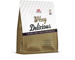 XXL Nutrition - Whey Delicious - 80% Eiwit - Sweet Vanille - Wei Eiwitpoeder met BCAA & Glutamine, Proteine Poeder, Eiwit shake, Whey Protein - Diverse Smaken - 2500 gram (83 shakes)