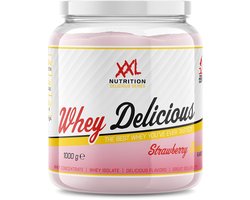 XXL Nutrition - Whey Delicious - Aardbei Banaan - Whey Eiwitpoeder - Whey Protein - Proteïne Poeder - Eiwitshake - 1000 gram (33 shakes)