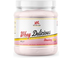 XXL Nutrition - Whey Delicious - Aardbei Banaan - Whey Eiwitpoeder - Whey Protein - Proteïne Poeder - Eiwitshake - 450 gram (15 shakes)