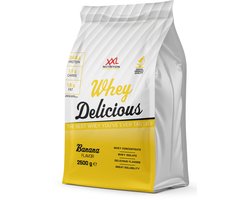 XXL Nutrition - Whey Delicious - Banaan - Whey Eiwitpoeder - Whey Protein - Proteïne Poeder - Eiwitshake - 2500 gram (83 shakes)