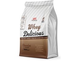 XXL Nutrition - Whey Delicious - Chocolade - Whey Eiwitpoeder - Whey Protein - Proteïne Poeder - Eiwitshake - 2500 gram (83 shakes)
