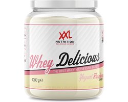 XXL Nutrition - Whey Delicious - Yoghurt Raspberry - Whey Eiwitpoeder - Whey Protein - Proteïne Poeder - Eiwitshake - 1000 gram (33 shakes)