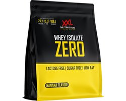 XXL Nutrition - Whey Isolate Zero - 90% Eiwit - Vet- Suiker- & Lactosevrije Eiwitpoeder, Proteine Poeder, Whey Protein - Diverse Smaken - Banaan - 450 gram (15 shakes)