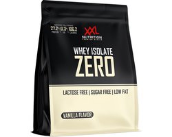 XXL Nutrition - Whey Isolate Zero - 90% Eiwit - Vet- Suiker- & Lactosevrije Eiwitpoeder, Proteine Poeder, Whey Protein - Diverse Smaken - Vanille - 1000 gram (33 shakes)