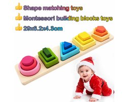 Montessori-speelgoed voor Jongens Meisjes Verjaardagscadeaus - Houten Zintuiglijke Speeltjes voor Peuters Kinderen Baby's - Peuter Sinterklaassurprises Leerspeelgoed Activiteiten Puzzels