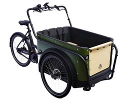Royal Cargo Bike 3W Premium – Elektrische Bakfiets - Groen – 504Wh
