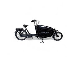 Vogue Carry 2 Elektrische Bakfiets - Mat Zwart - 50 cm