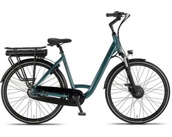 Altec Diamond Elektrische Fiets - 28 inch – 53 cm – 250W (42Nm) Voorwielmotor – Accu 468Wh (36V, 13Ah) – Shimano Nexus 7 – Hydraulische Remmen – Glazuur Blauw