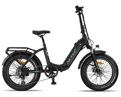 Altec Primera - Fatbike Vouwfiets - Mat Zwart - 20 inch - Accu 480Wh (48V, 10Ah) - 250W (60Nm) Achterwielmotor - Shimano 8 Versnellingen