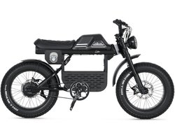 Ape Ryder Gibbon - Fatbike - Mat Zwart - 20x4.5 inch - Accu 960Wh (48V, 20Ah) - 250W Achterwielmotor - Hydraulische Remmen