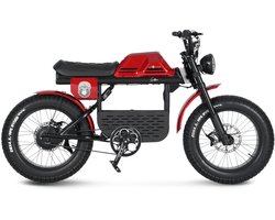 Ape Ryder Gibbon - Fatbike - Rood - 20x4.5 inch - Accu 960Wh (48V, 20Ah) - 250W Achterwielmotor - Hydraulische Remmen