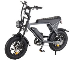 C80 - Mini Fatbike - Grijs - 250W - Elektrische Fatbike - In Doos.