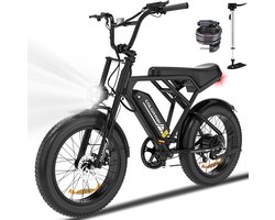 Colorway Elektrische Fiets BK29G - 20*4.0 Inch Fatbike - Mountain Snow EBike met Afneembare 36V 12Ah Lithium Batterij - City Commuter E-Bike - IP54 Waterdicht
