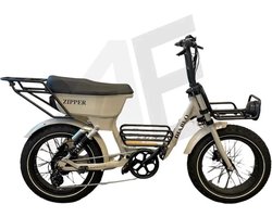 Diablo Zipper Fatbike - 7 Shimano versnellingen - achtervering - Fashion Grey