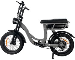 EB8 Elektrische Fatbike - Lage Instap - 20 Inch - 250W Motor - 7 Versnellingen - 80 km Actieradius - Hydraulische Schijfremmen - Grijs