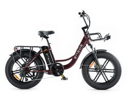 ENGWE L20 Boost Elektrische Fatbike - E-bike - 20 Inch - 250W Motor - 7 Versnellingen - 126 km Actieradius - Mechanische Schijfremmen - Rood