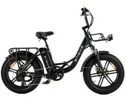 ENGWE L20 Boost Elektrische Fatbike - E-bike - 20 Inch - 250W Motor - 7 Versnellingen - 126 km Actieradius - Mechanische Schijfremmen - Zwart